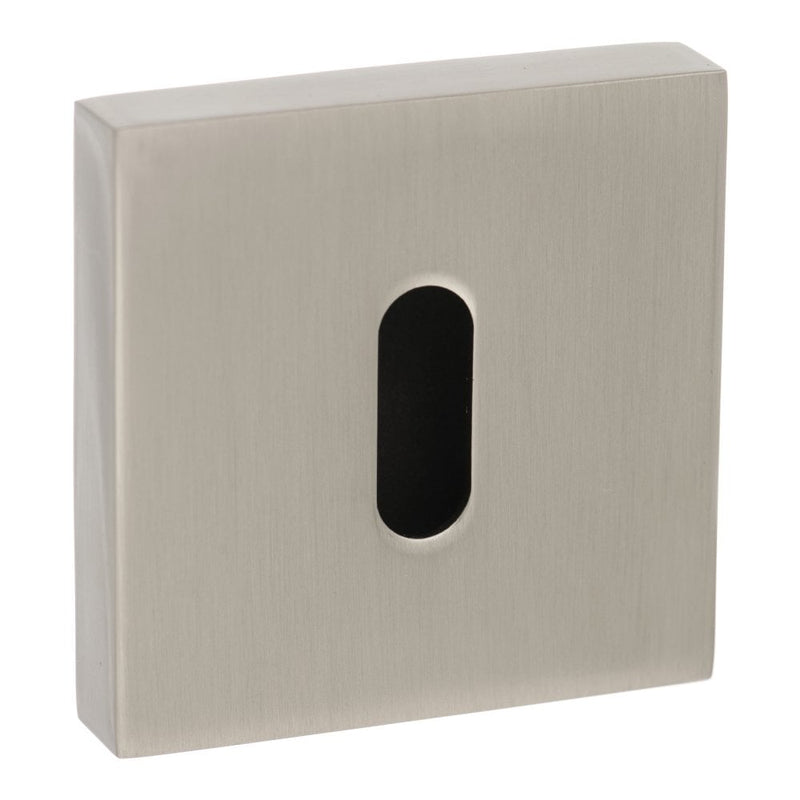 Atlantic Senza Pari Square Key Escutcheon (Satin Nickel)