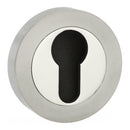 Atlantic Senza Pari Round Euro Escutcheon (Satin Nickel/Nickel Plated)