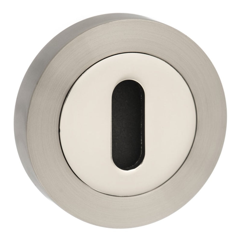 Atlantic Senza Pari Round Key Escutcheon (Satin Nickel/Nickel Plated)