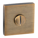 Atlantic Senza Pari Square WC Turn & Release (Weathered Antique Bronze)