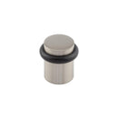 Atlantic Cylinder Premium Floor Mounted Door Stop - Satin Nickel - Door Supplies Online