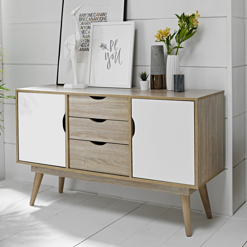 LPD Scandi Oak 2 Door Sideboard