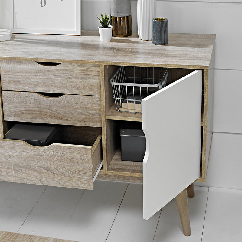 LPD Scandi Oak 2 Door Sideboard