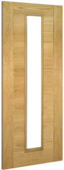 Deanta Oak Seville Glazed Pre-finished Fire Door Internal door