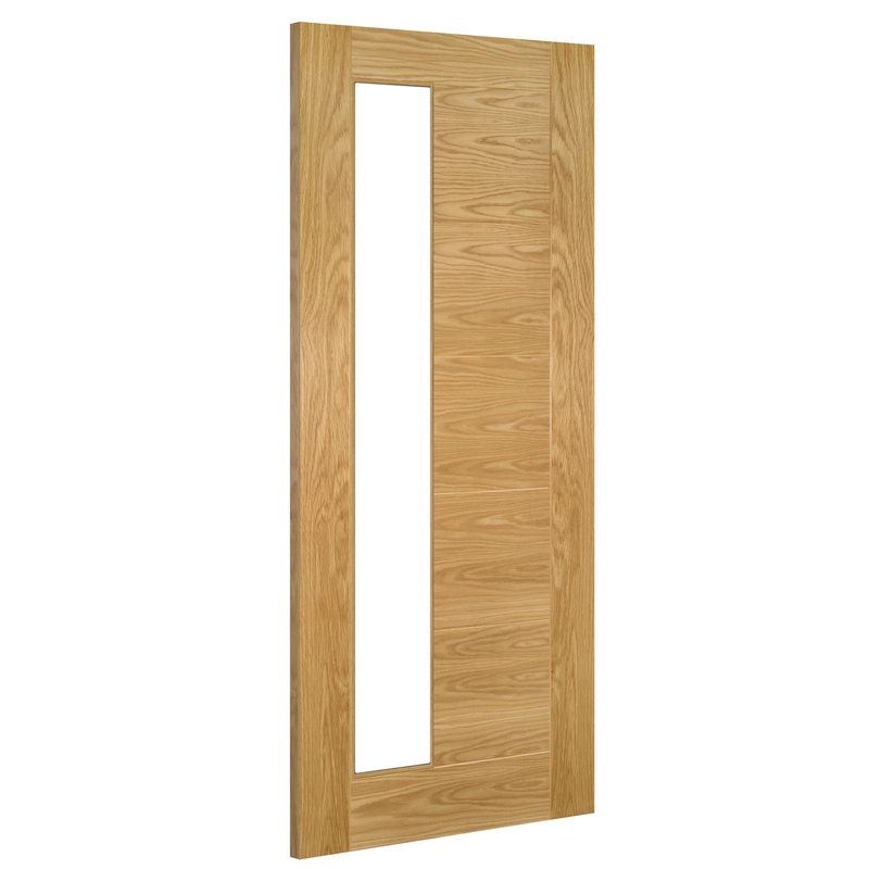 Deanta Seville Prefinished Oak 1SL Glazed Door FSC