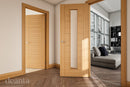 Deanta Oak Seville Glazed Pre-finished Internal door