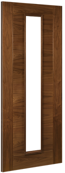 Deanta Walnut Seville Glazed Fire Door Pre-finished
