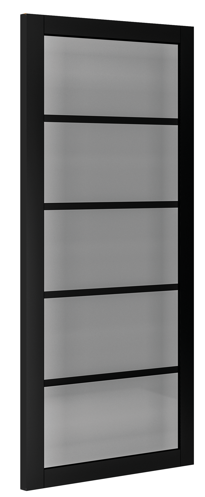 Deanta Shoreditch Black Prefinished Tinted Glazed Internal door