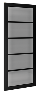 Deanta Shoreditch Black Prefinished Tinted Glazed Internal door