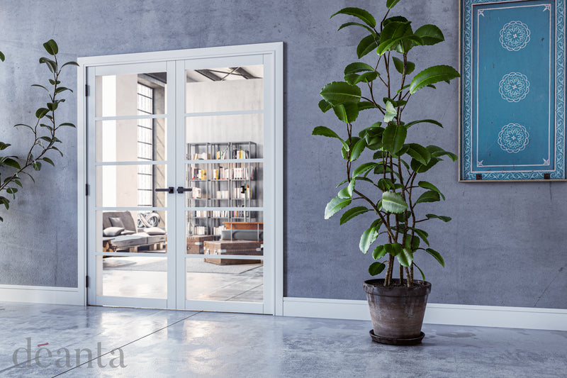 Deanta Shoreditch White Primed Clear Glazed
