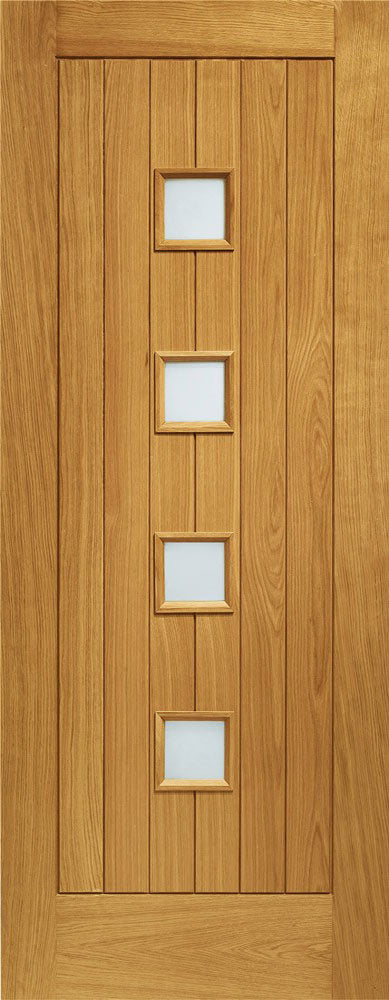 XL Joinery External Pre-Finished Oak Siena Obscure Glass