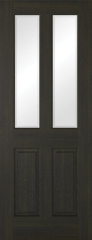 Pre-finished Smoked Oak Richmond Glazed 2L Door Kit