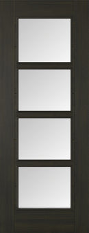 LPD Smoked Oak Vancouver 4L Glazed Internal door