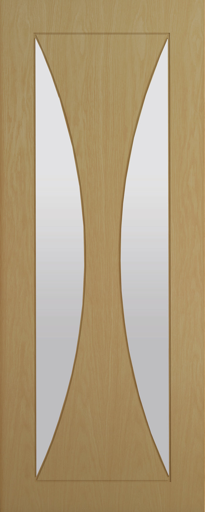 Pre-Assembled Oak Sorrento Glazed Pre-finished Door Set