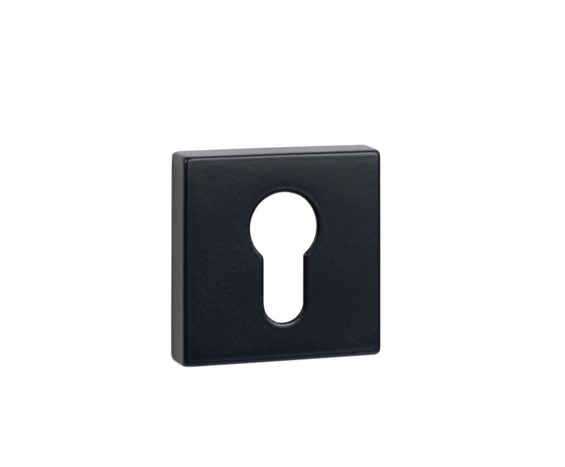 Atlantic Square Euro Escutcheon (Matt Black)