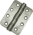 Stainless Steel Ball Bearing Butt Hinges Radius Corner (Satin Stainless Steel)