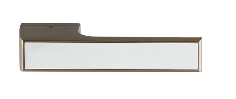 Atlantic Tupai Rapido VersaLine Tobar Designer Lever on Long Rose - Polished Stainless Steel Decorative Plate