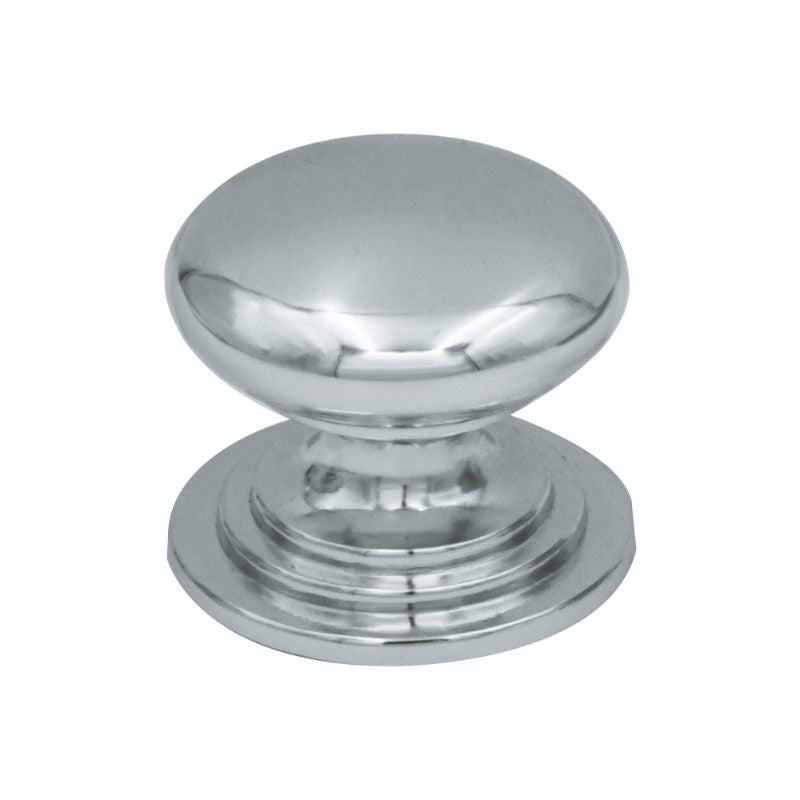 Zoo Round knob 37mm Dia. Polished Chrome FinishPolished Chrom