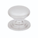 Zoo Round Cabinet knob 37mm Dia. Matt White Finish-Matt White Finish
