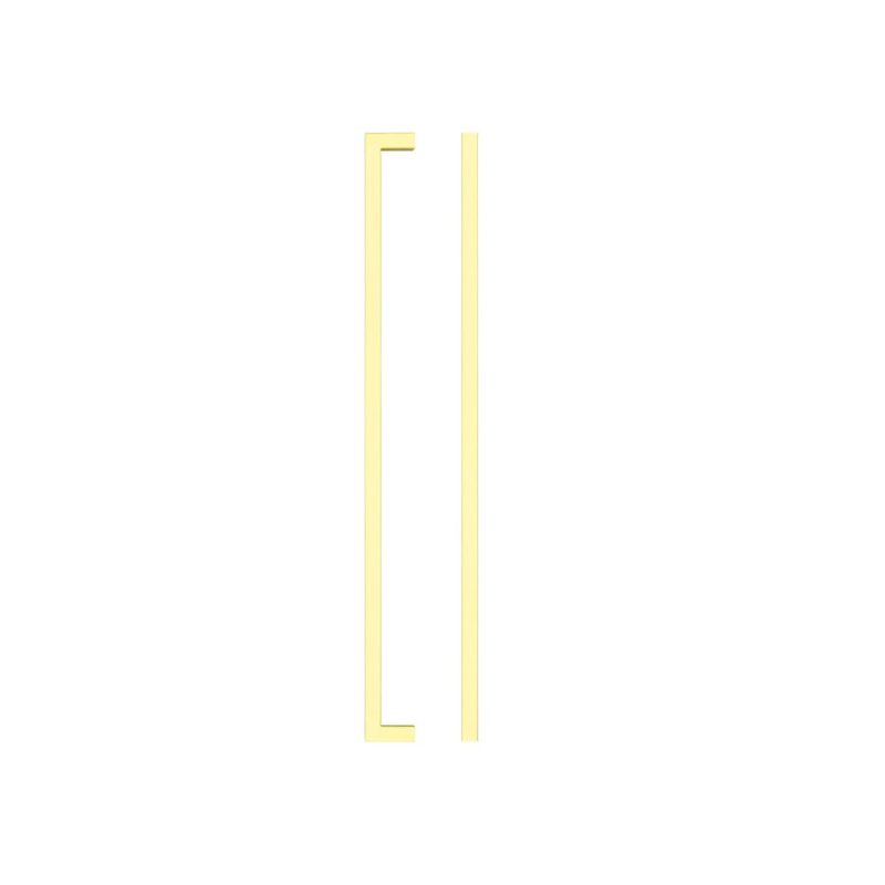 Zoo Square Block Cabinet handle 320mm CTC Brushed Gold Finish-Brushed Gold Finish
