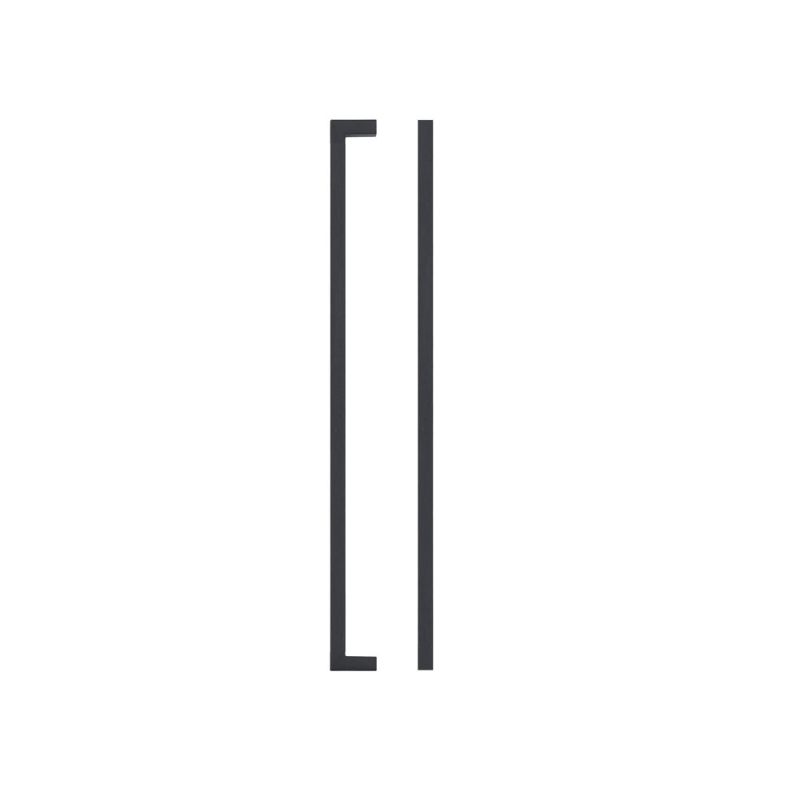 Zoo Square Block Cabinet handle 320mm CTC Matt Black Finish-Matt Black Finish