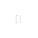 Zoo Square Block Cabinet handle 96mm CTC Brushed Nickel Finish-Brushed Nickel Finish