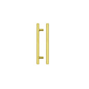 Zoo T Bar Cabinet handle 128mm CTC, 188mm Total length Brushed Gold Finish-Brushed Gold Finish