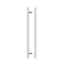Zoo T Bar Cabinet handle 256mm CTC, 316mm Total length Polished Chrome Finish-Polished Chrome Finish