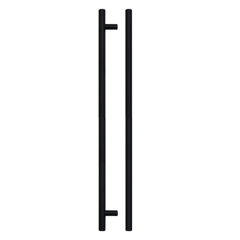 Zoo T Bar Cabinet handle 320mm CTC, 380mm Total length Matt Black Finish-Matt Black Finish