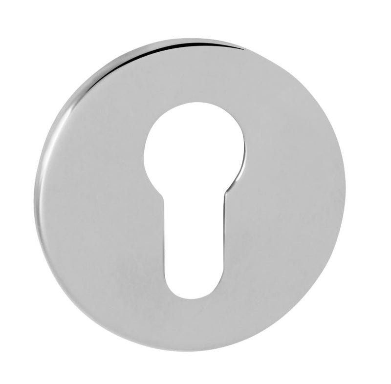 Atlantic QuadraLine Round Euro Escutcheon (Polished Chrome)