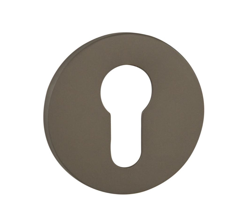 Atlantic Tupai Slim Round Euro Escutcheon (Titanium)