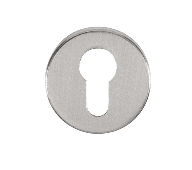 Atlantic QuadraLine Round Euro Escutcheon (Satin Chrome)