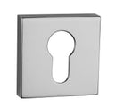 Atlantic Square Euro Escutcheon (Polished Chrome)