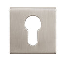 Atlantic Square Euro Escutcheon (Pearl Nickel)