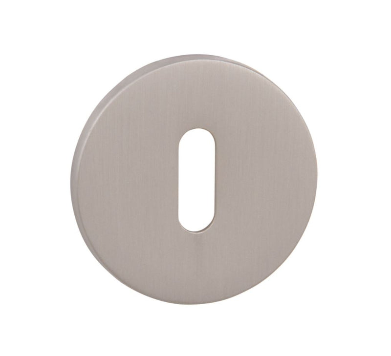 Atlantic Tupai Slim Round Key Escutcheon (Pearl Nickel)