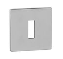 Atlantic Tupai Slim Square Key Escutcheon (Polished Chrome)