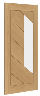 Deanta Oak Torino Glazed Pre-finished Internal door