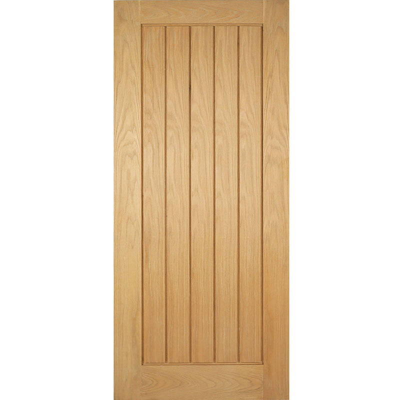 Pre-Assembled Mexicano Unfinished Oak Door Set