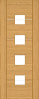 Valencia Prefinished Oak Glazed Door Kit