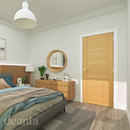Deanta Valencia Prefinished Oak FD30 FSC Internal door