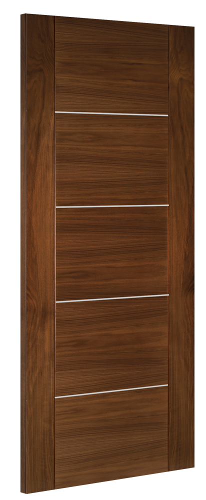 Deanta Walnut Valencia Fire Door Pre-finished FSC