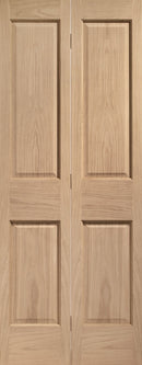 XL Joinery Oak Victorian 4 Panel Bi-Fold