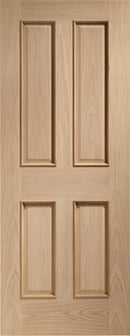 XL Joinery Oak Victorian 4 Panel RM Fire Door Internal door