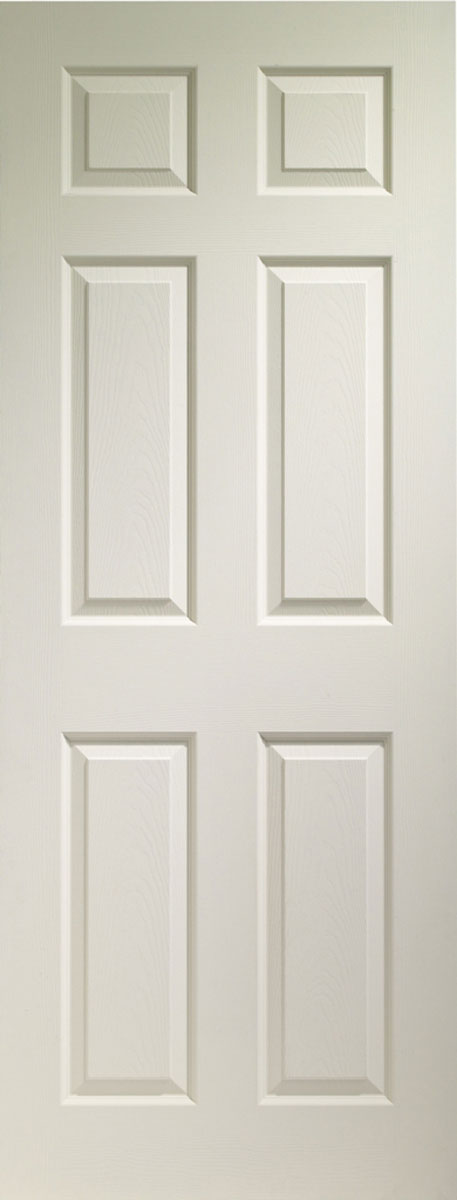 XL Joinery White Moulded Colonist Fire Door