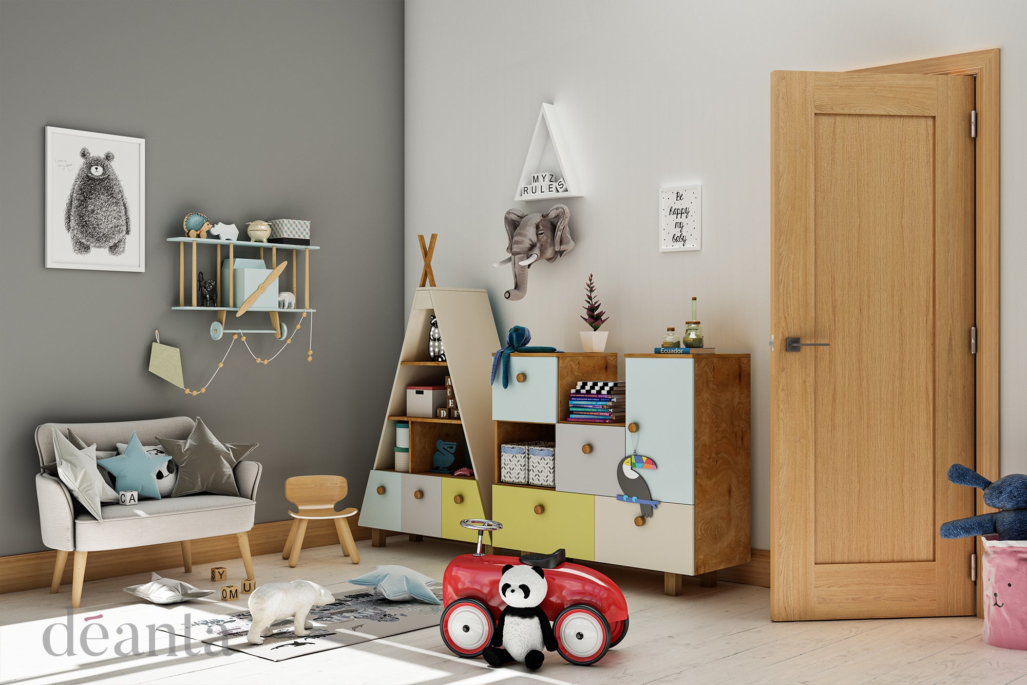 Deanta Oak Walden Internal door