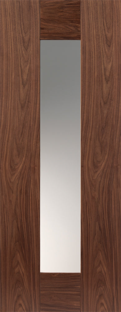 Internal door JB Kind Symmetry Axis Walnut Glazed