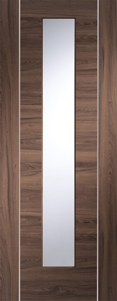 XL Joinery Prefinished Walnut Forli Clear Glazed