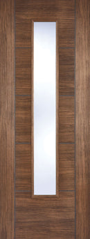 LPD Walnut Laminate Glazed Vancouver Internal door
