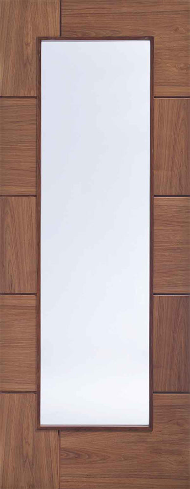 XL Joinery Prefinished Walnut Ravenna Clear Glazed