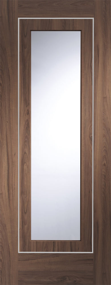 XL Joinery Prefinished Walnut Varese Clear Glazed